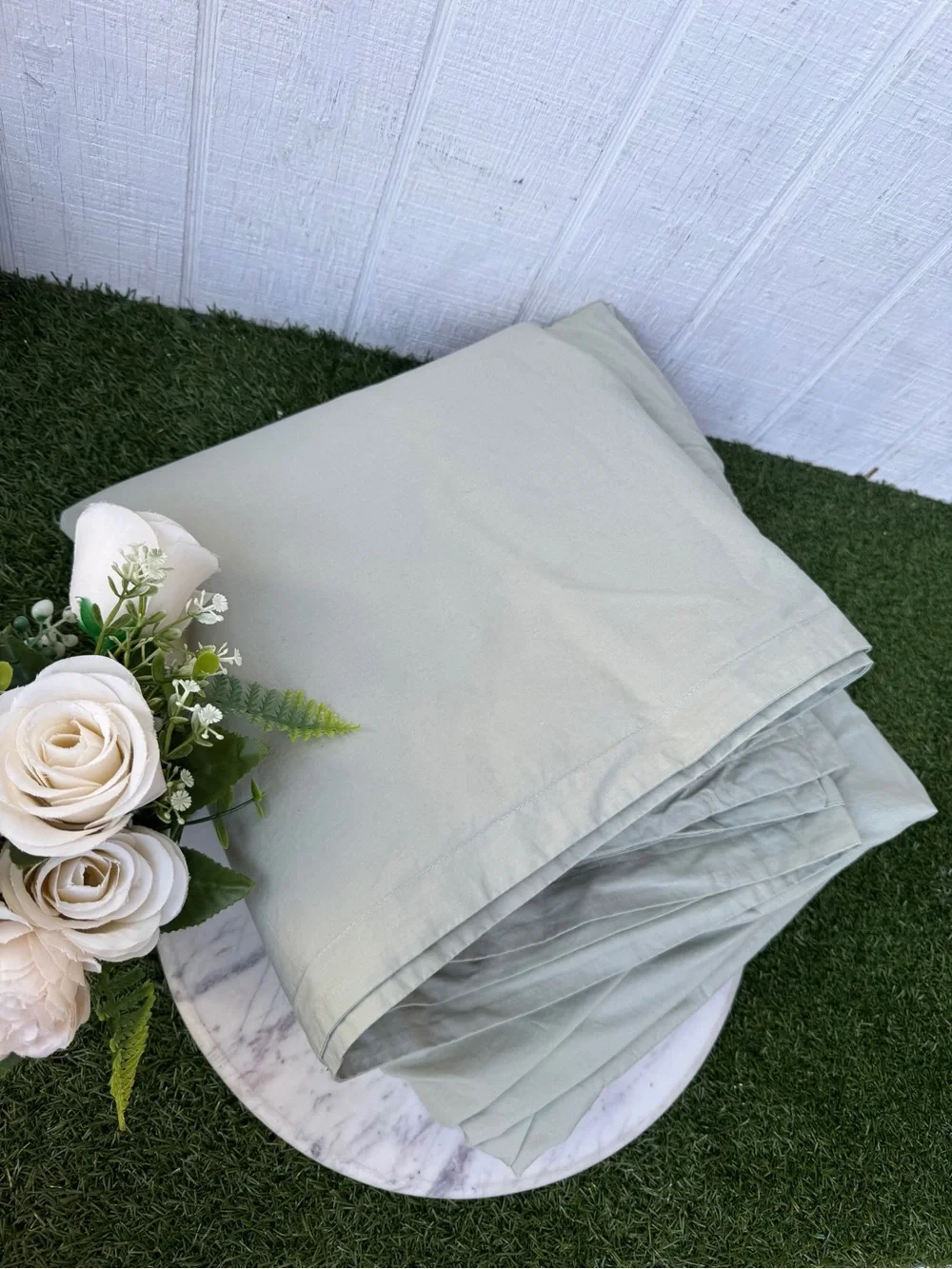 PARACHUTE Percale Duvet Cover Organic Cotton Comforter New King Cal King Sage